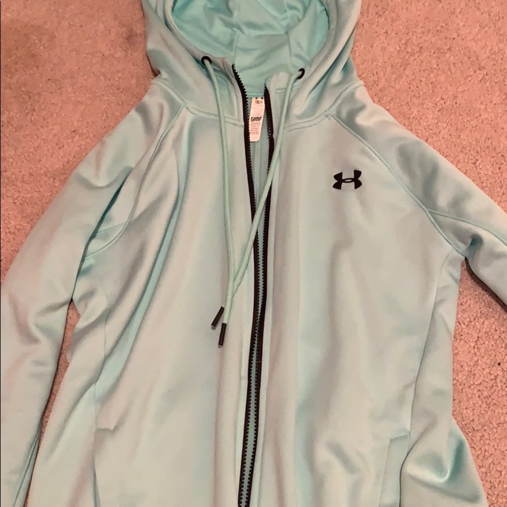 light blue/ mint green women’s jacket